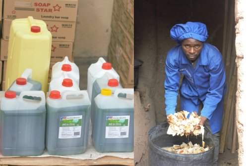 Guhanga akazi ibidahanzwe amaso: Sibobugingo Evariste yahinduye ibishishwa by’imyumbati isoko ry’ubukire.