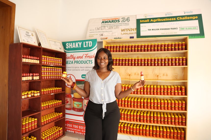 Youth show how NSYEAS can create jobs – The journey of Uwineza Shakira in adding value to chili