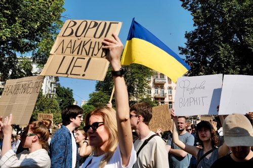 In Ukraine, protests erupted after the popular Defense Minister was dismissed by President Volodymyr Zelenskyy.