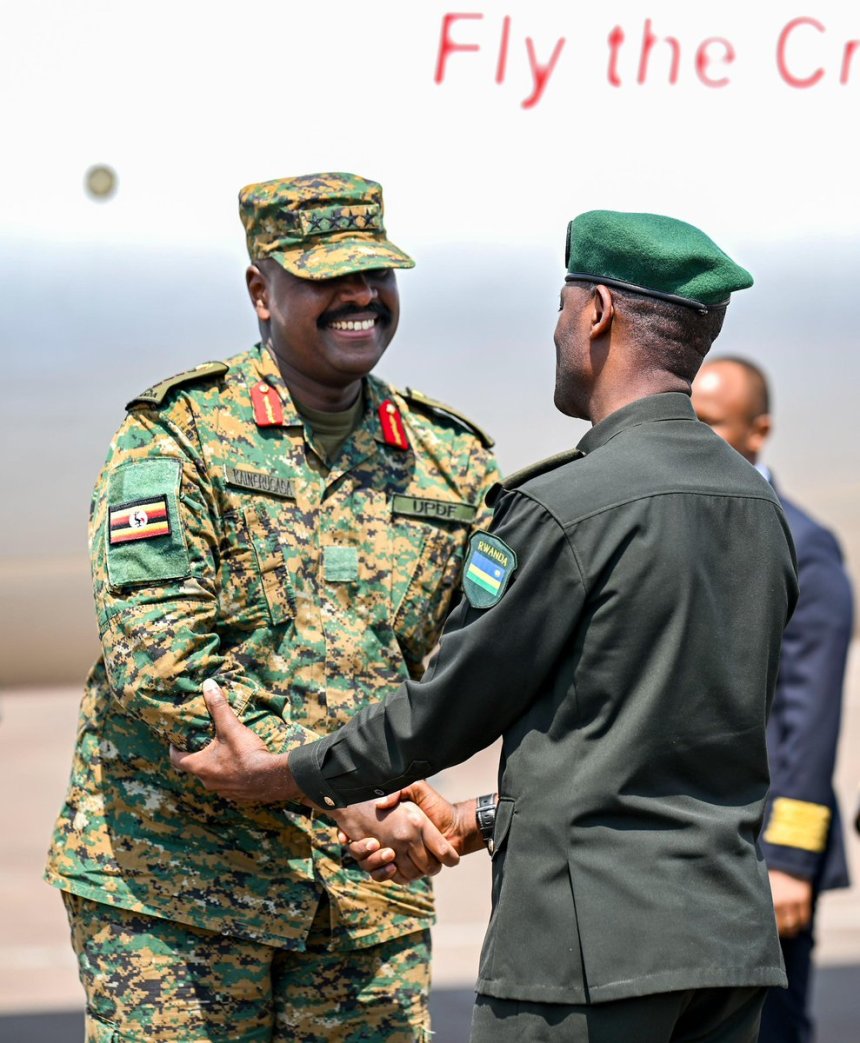 Jenerali Muhoozi Kainerugaba yagiriye uruzinduko rw’akazi I Kigali.