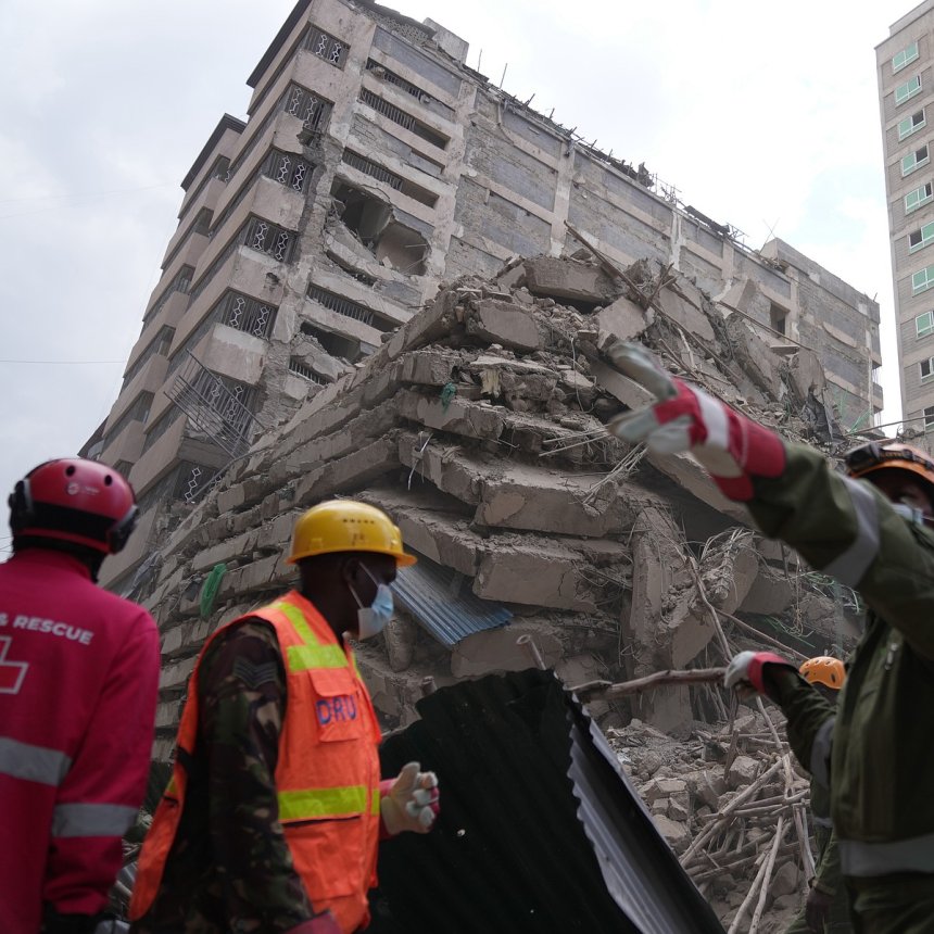 Kenya: Inzu y’Amagorofa Yaguye, Biteza Impungenge ku Bari Bayirimo.